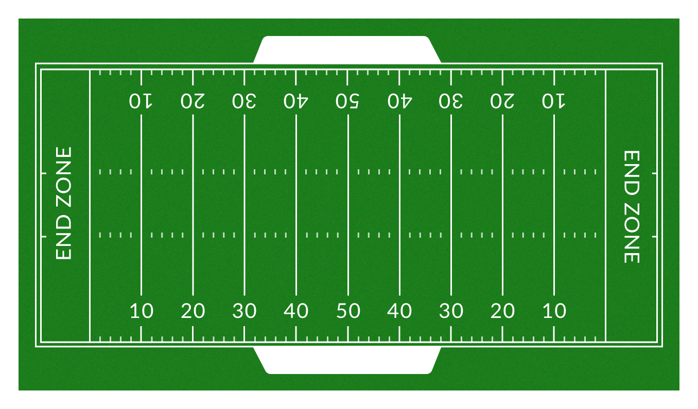 American Football Spielfeld
